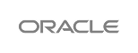 Oracle logo in grayscale