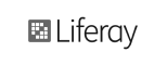 Liferay logo on a gray background