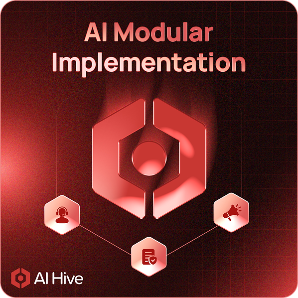 AI modular implementation graphic design