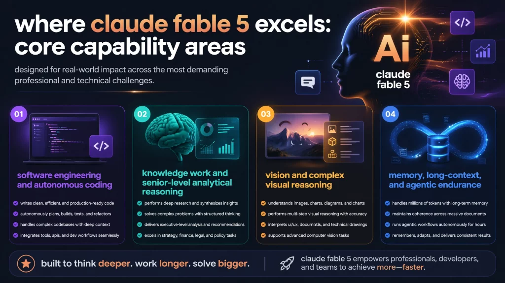 Where Claude Fable 5 Excels: Core Capability Areas