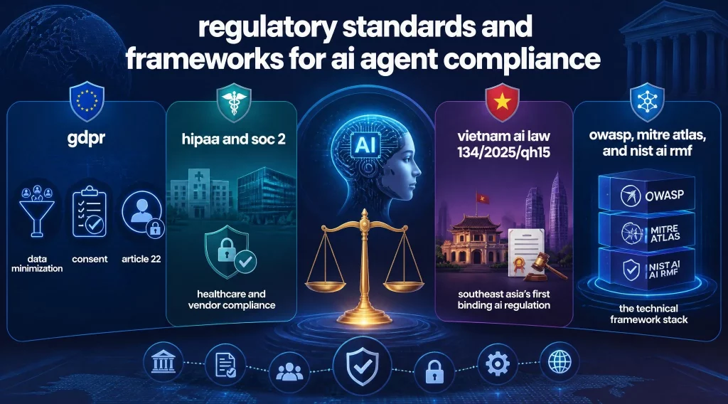 Regulatory Standards and Frameworks for AI Agent Compliance