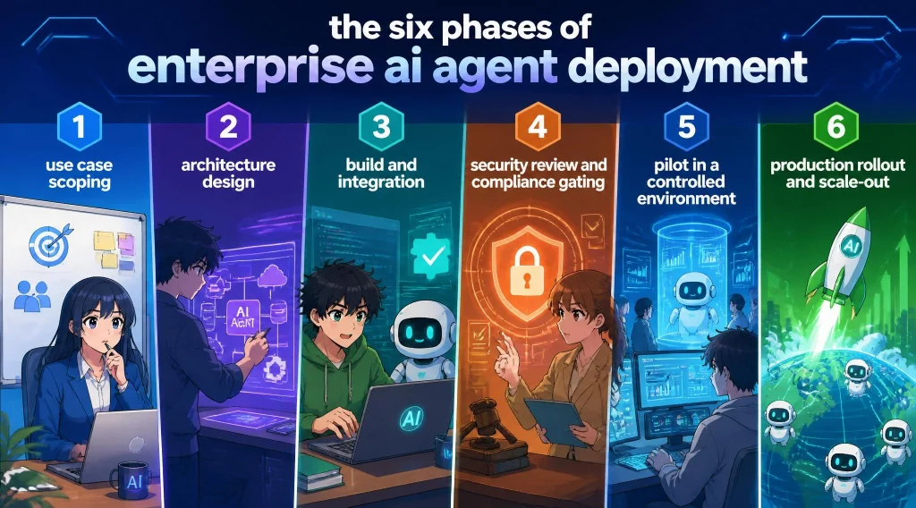 The Six Phases of Enterprise AI Agent Deployment