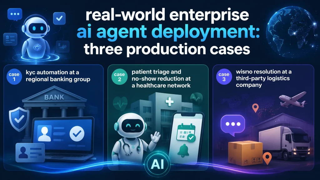 Real-World Enterprise AI Agent Deployment: Three Production Cases