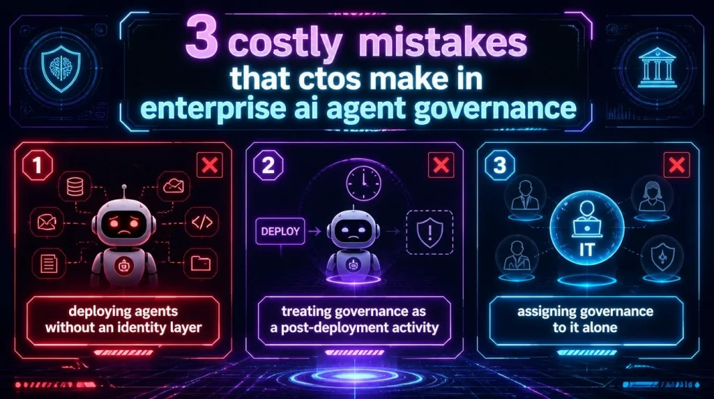 3 costly MISTAKES that CTOs make in enterprise AI agent governance