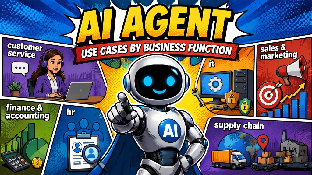 6 AI Agent Use Cases by Business Function