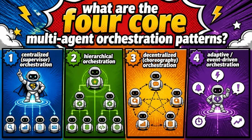 What Are the Four Core Multi-Agent Orchestration Patterns?