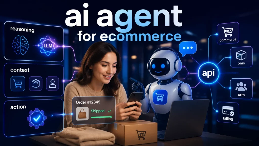 Three technical layers of AI eCommerce Agent