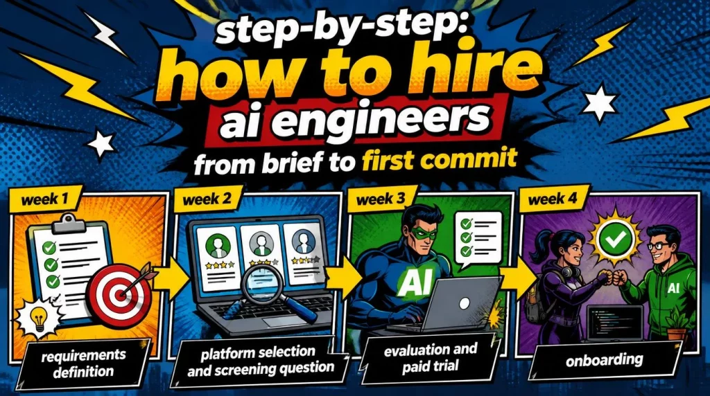 Step-by-step: how to hire AI engineers from brief to first commit
