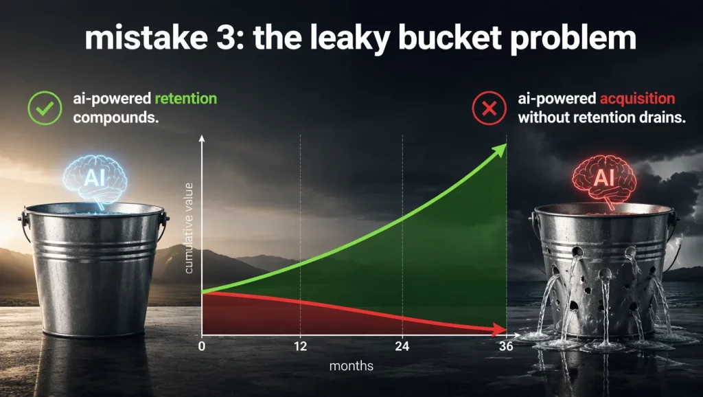 Mistake 3: The Leaky Bucket Problem