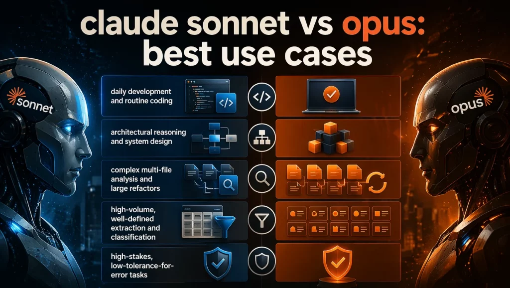 Claude Sonnet vs Opus: Best use cases