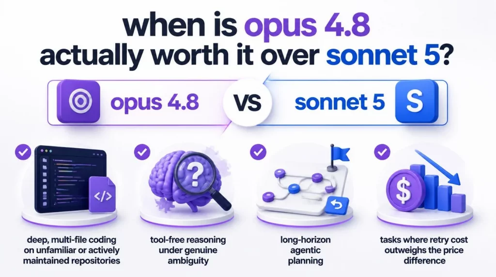 When Is Opus 4.8 Actually Worth It Over Sonnet 5?