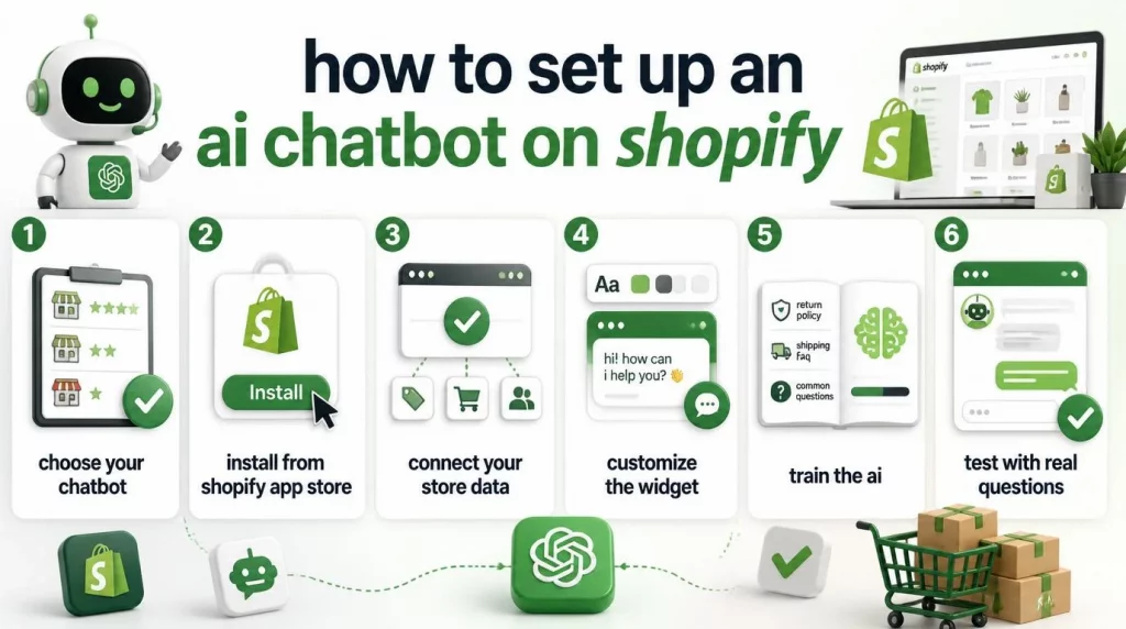 How to Set Up an AI Chatbot on Shopify