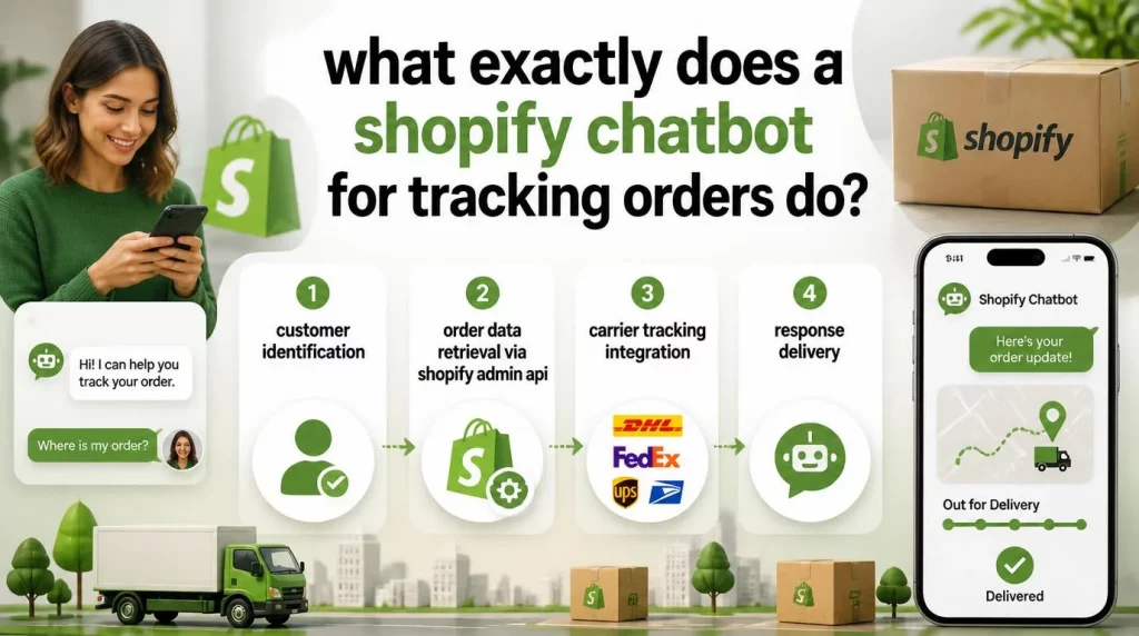 What Exactly Does a Shopify Chatbot for Tracking Orders Do?