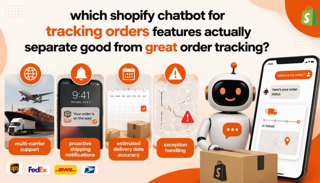 Which Shopify Chatbot for Tracking Orders Features Actually Separate Good from Great Order Tracking?