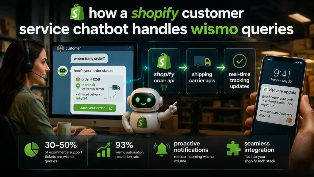 How a Shopify Customer Service Chatbot Handles WISMO Queries