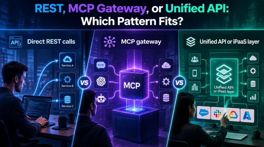 REST, MCP Gateway, or Unified API: Which Pattern Fits?