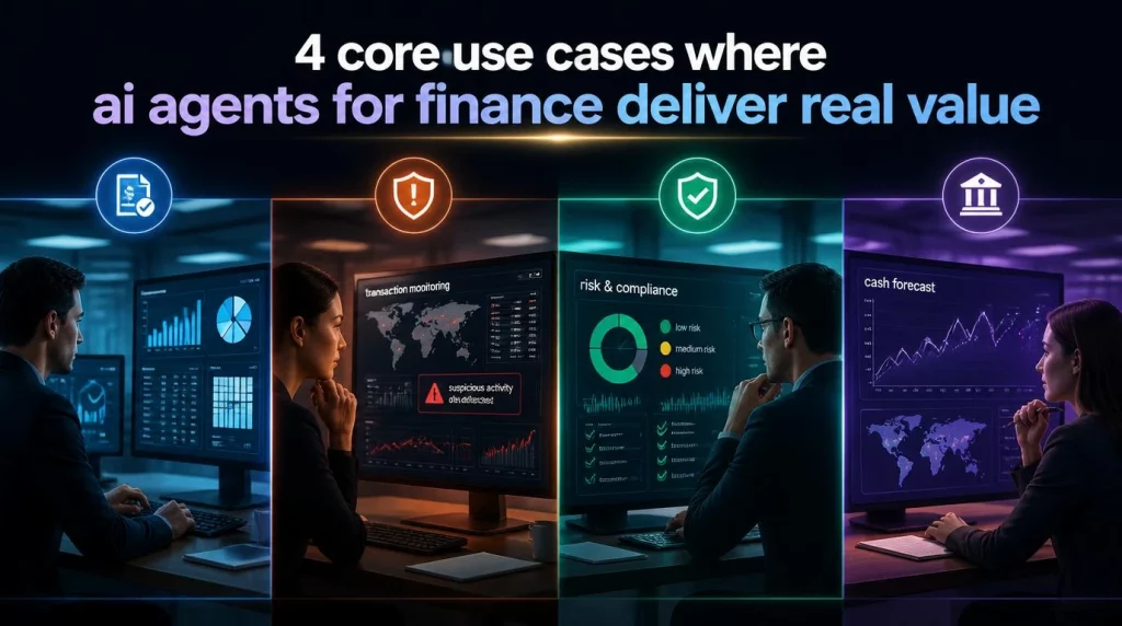 Where AI Agents for Finance Deliver Real Value: Common Use Cases 