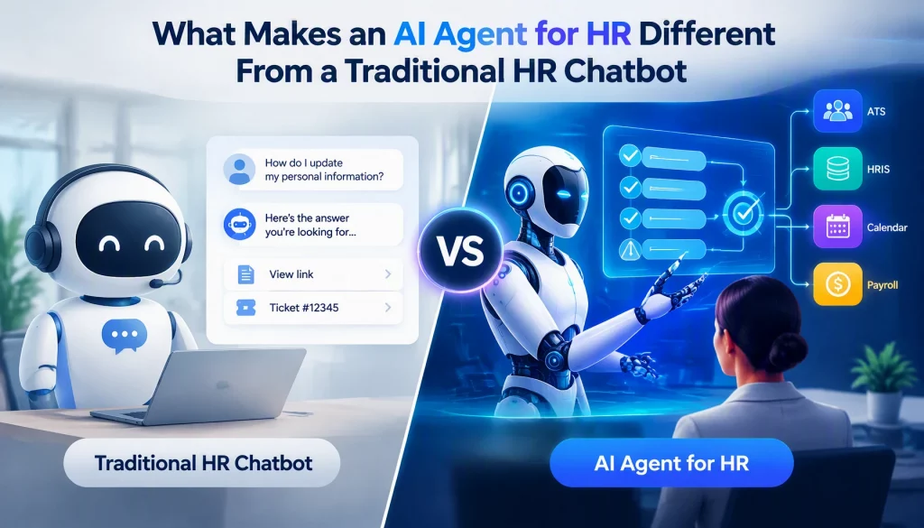 What Makes an AI Agent for HR Different From a Traditional HR Chatbot