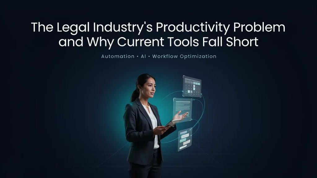 The Legal Industry's Productivity Problem and Why Current Tools Fall Short