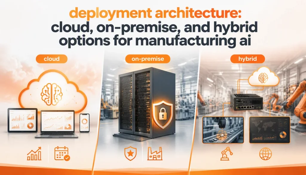 Deployment Architecture: Cloud, On-Premise, and Hybrid Options for Manufacturing AI