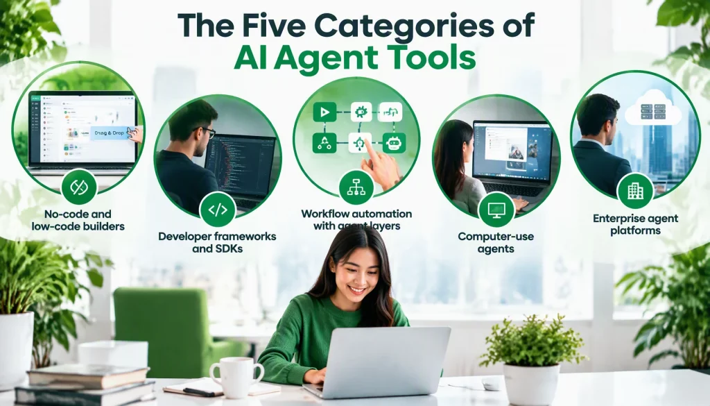 The Five Categories of AI Agent Tools