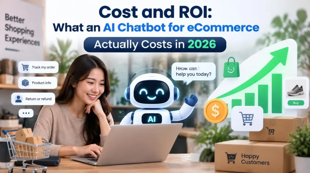 Cost and ROI: What an AI Chatbot for eCommerce Actually Costs in 2026