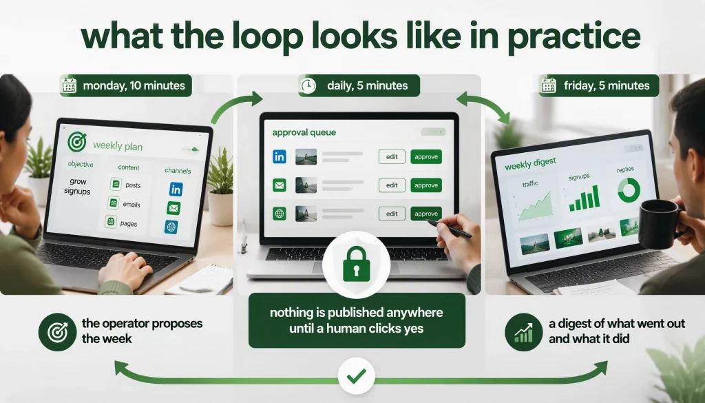 What the loop looks like in practice