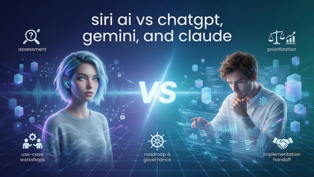 Siri AI vs ChatGPT, Gemini, and Claude