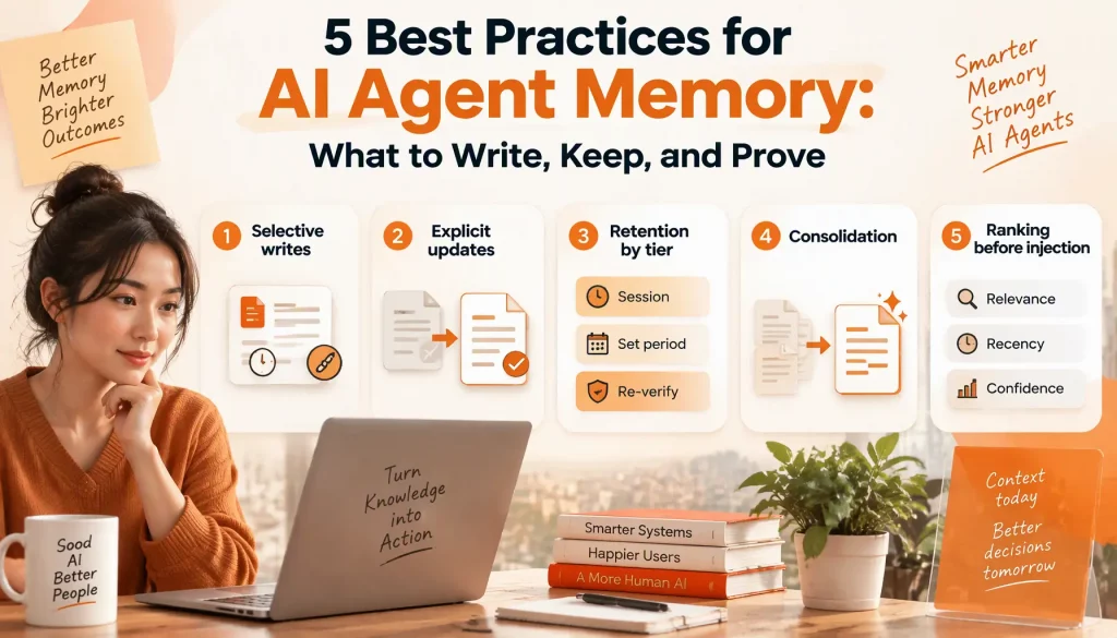 5 Best Practices for AI Agent Memory: What to Write, Keep, and Prove