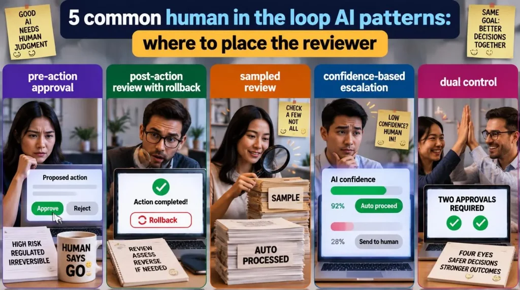5 Common Human in the Loop AI Patterns: Where to Place the Reviewer