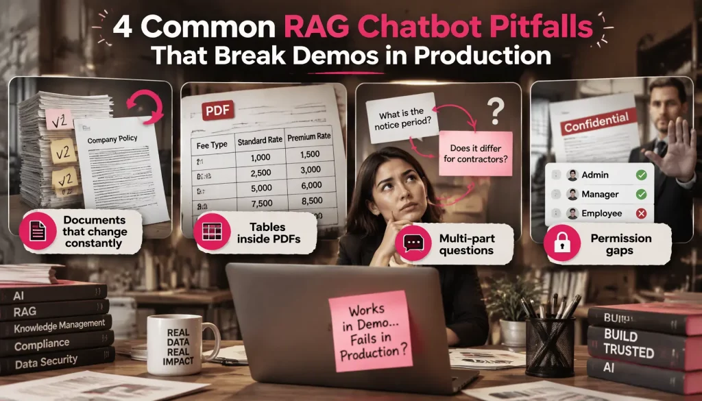 4 Common RAG Chatbot Pitfalls That Break Demos in Production